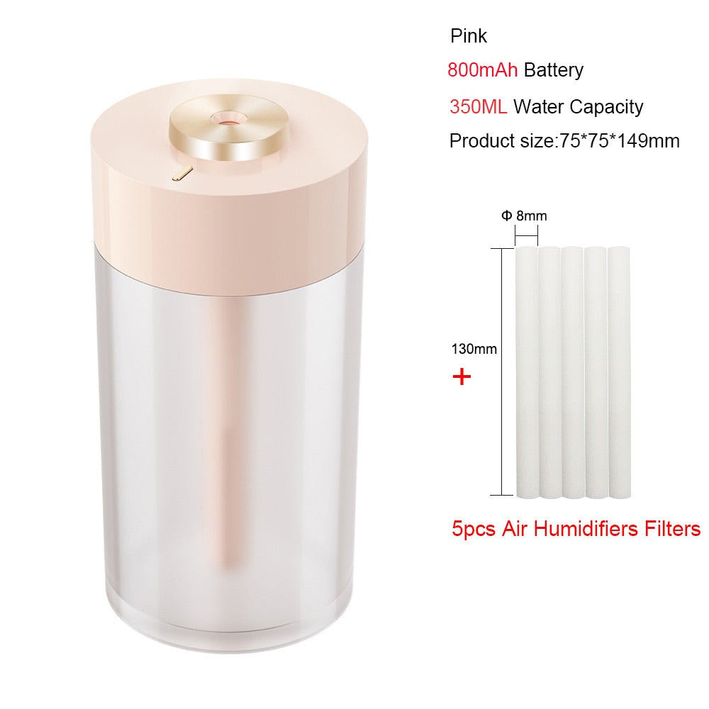 Portable Air Humidifier Night Lamp