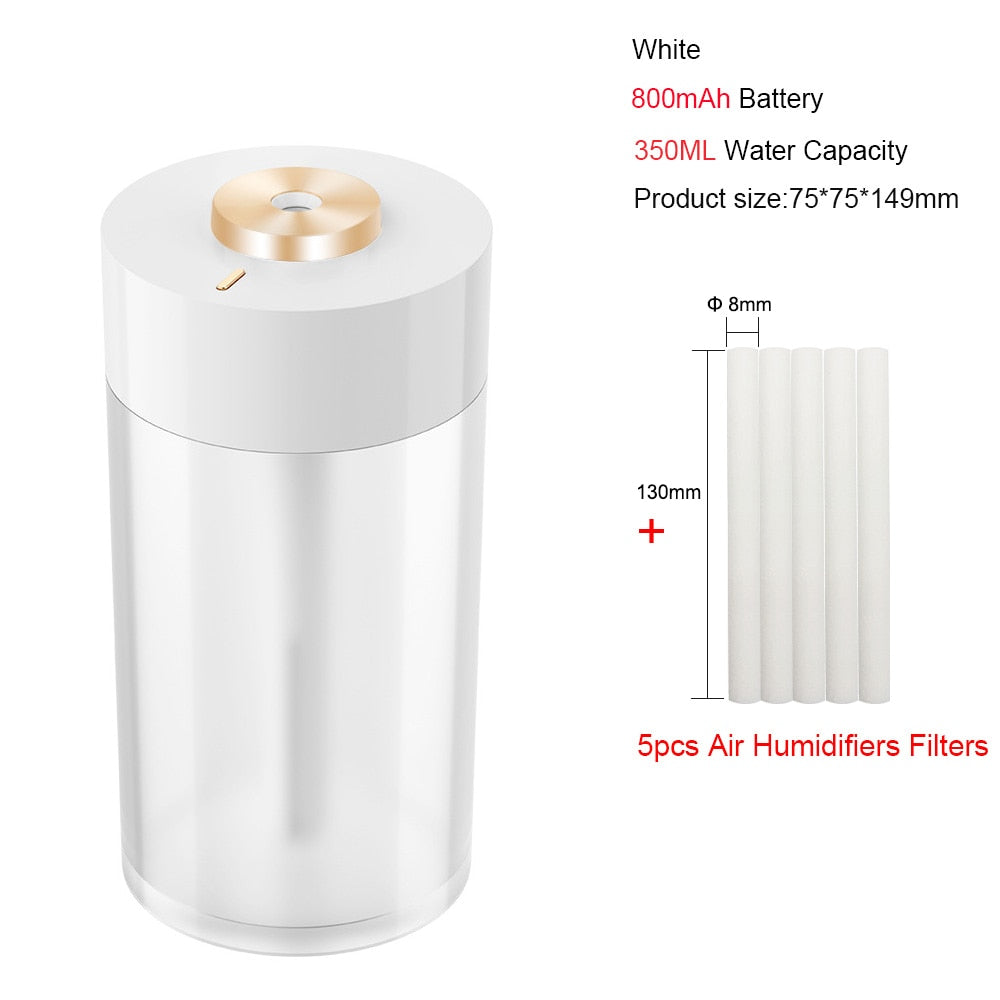Portable Air Humidifier Night Lamp