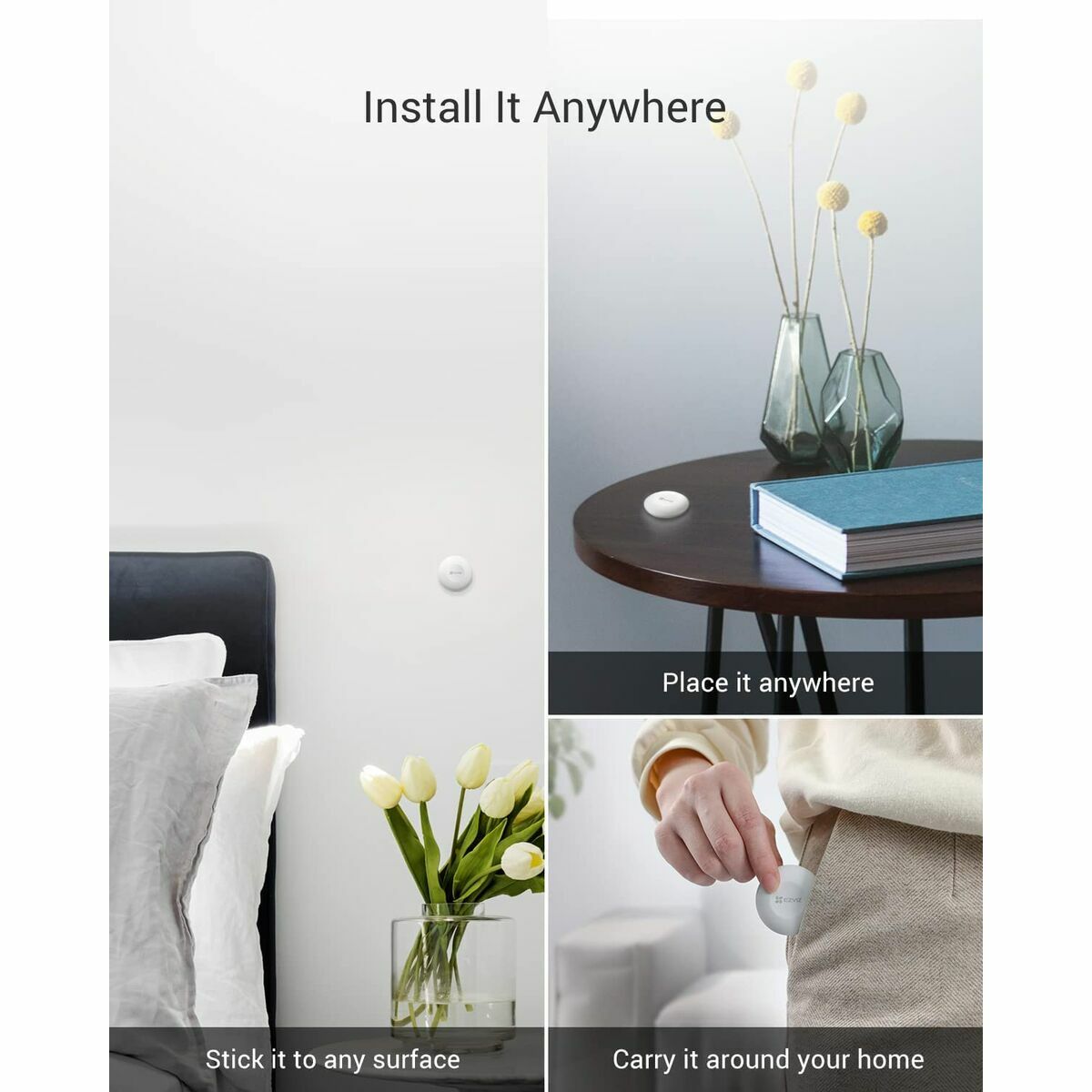 Emergency button Ezviz CS-T3C-A0-BG